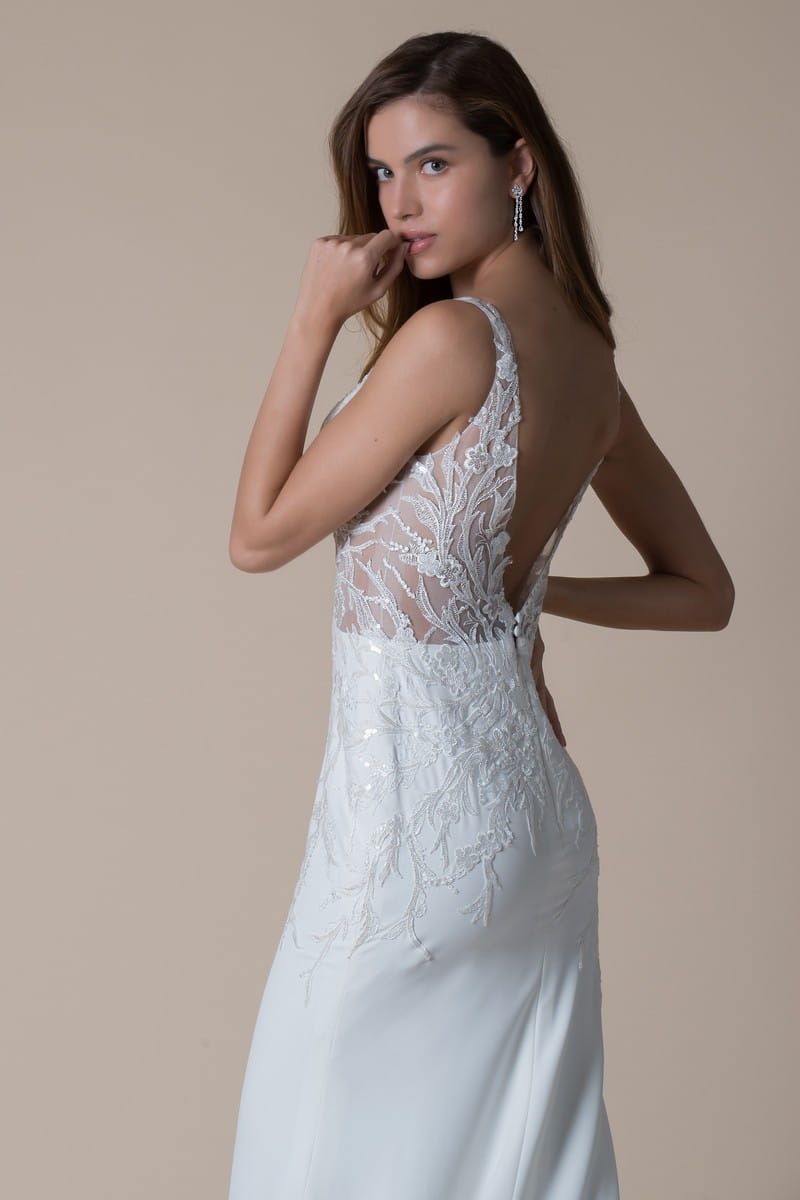 Back of Elodie Wedding Dress from the MiaMia Flying Down to Rio 2020 Bridal Collection