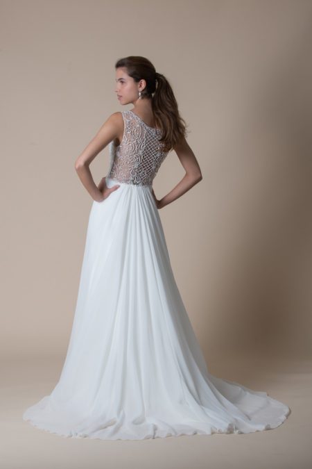 Back of Felicity Wedding Dress from the MiaMia Flying Down to Rio 2020 Bridal Collection