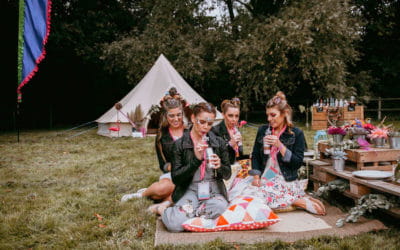 ‘Henfest’ Colourful Festival Hen Party Styling Ideas