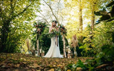 Secret Woodland Wedding Styling at The Moat House