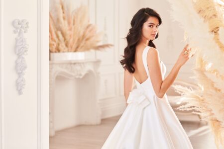 Wedding dress from the Paloma Blanca Fall 2021 Bridal Collection